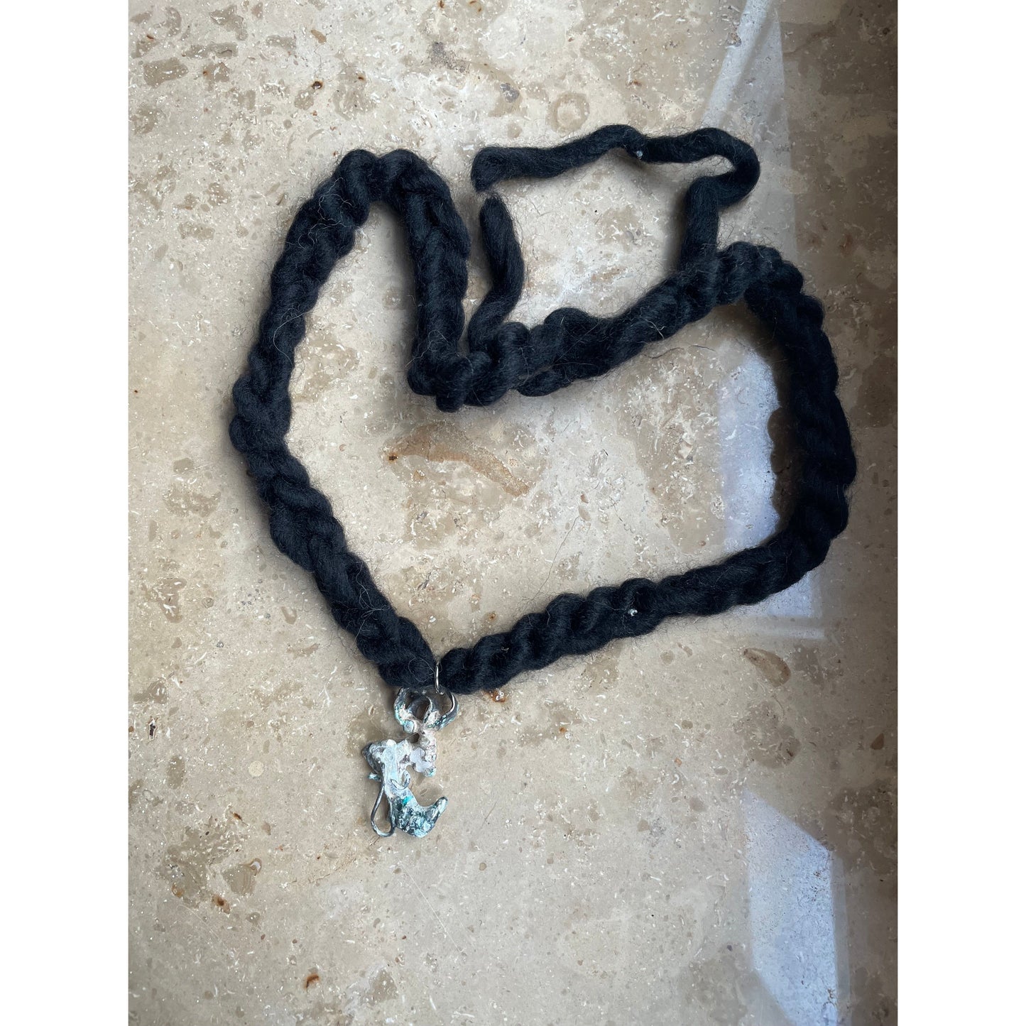 ancient symbol silver necklace