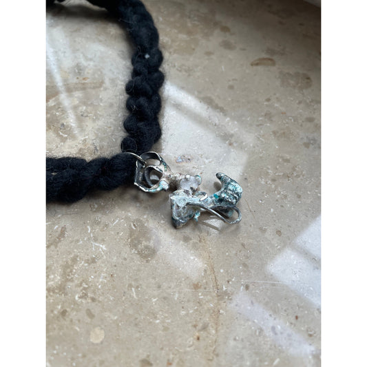 ancient symbol silver necklace