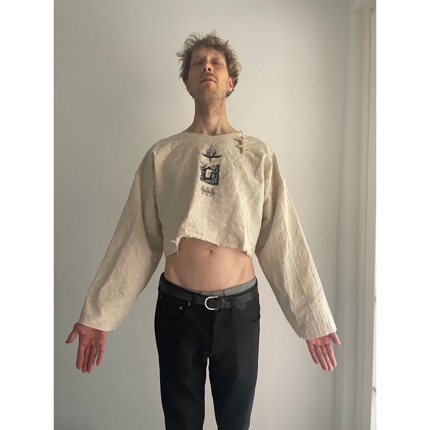 ruin realms linen top
