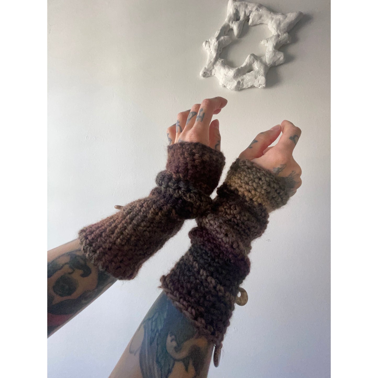 gradient wool arm armers