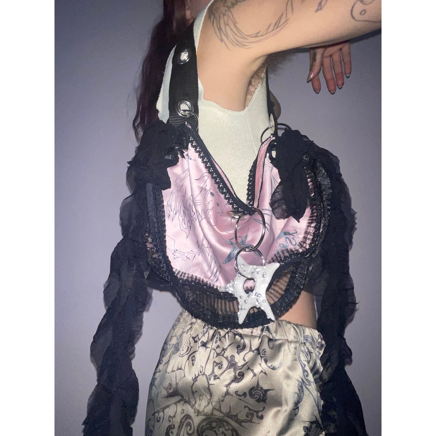 baby ruffle bag