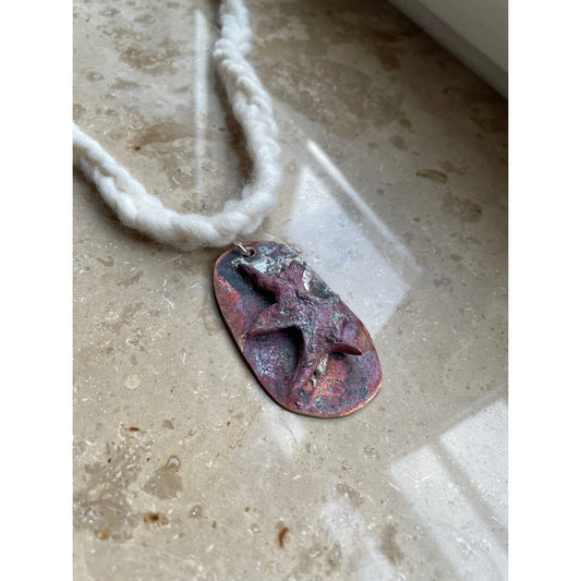 spike copper necklace