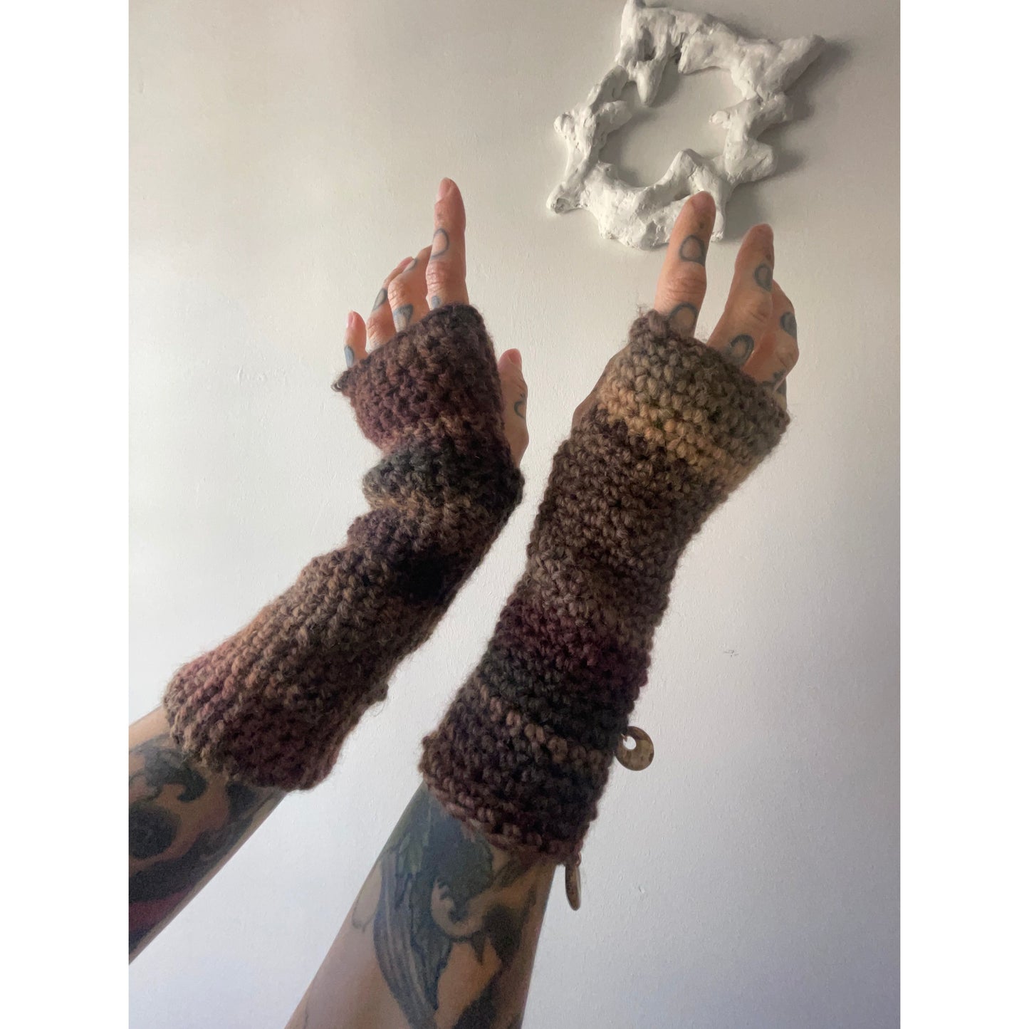 gradient wool arm armers
