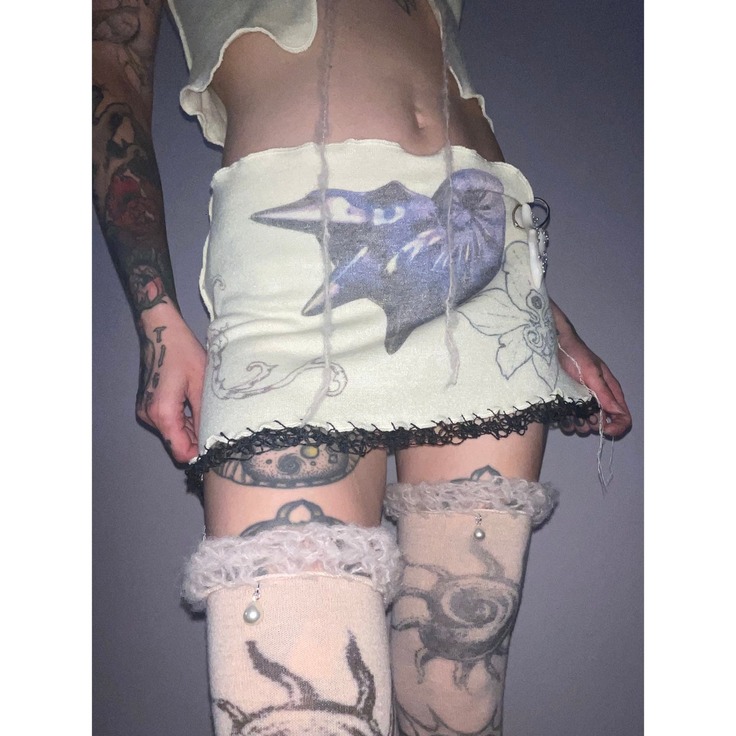 ammonite knit skirt