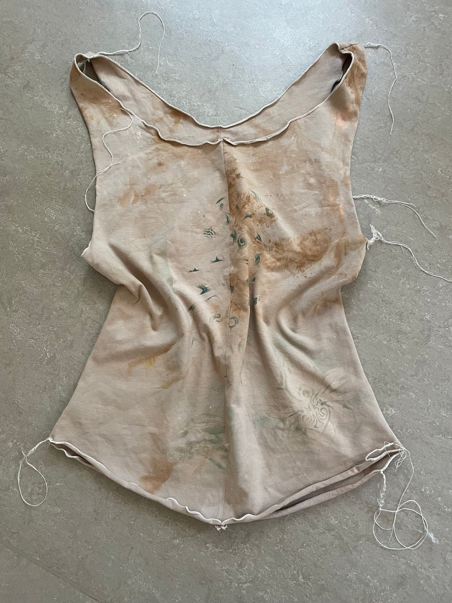 mud top hand-dyed