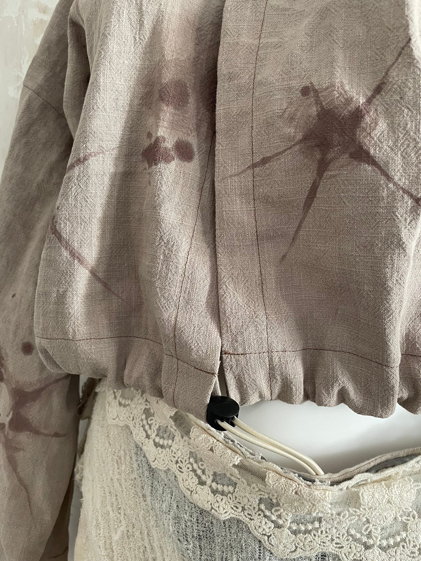 spirit animal linen jacket