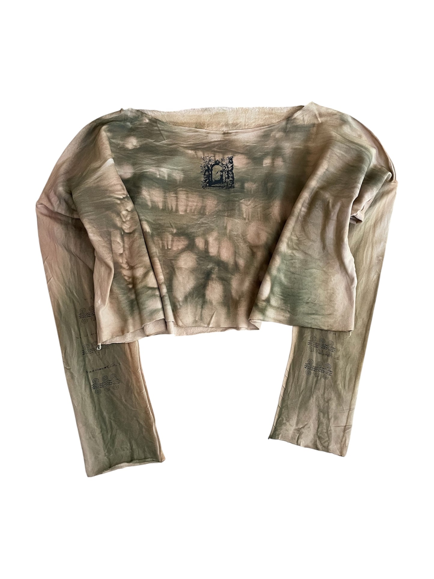 waterfall cropped sweater