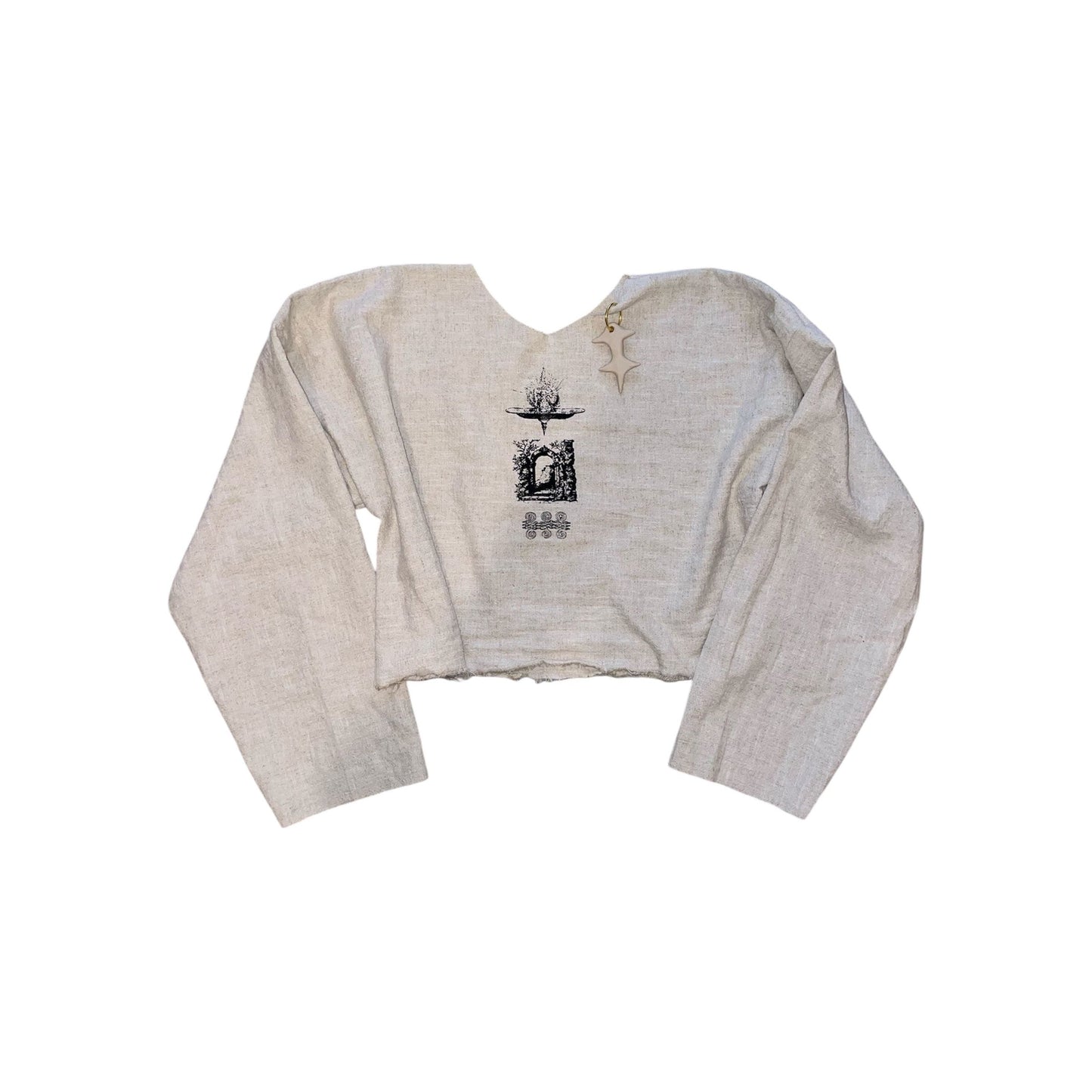 ruin realms linen top