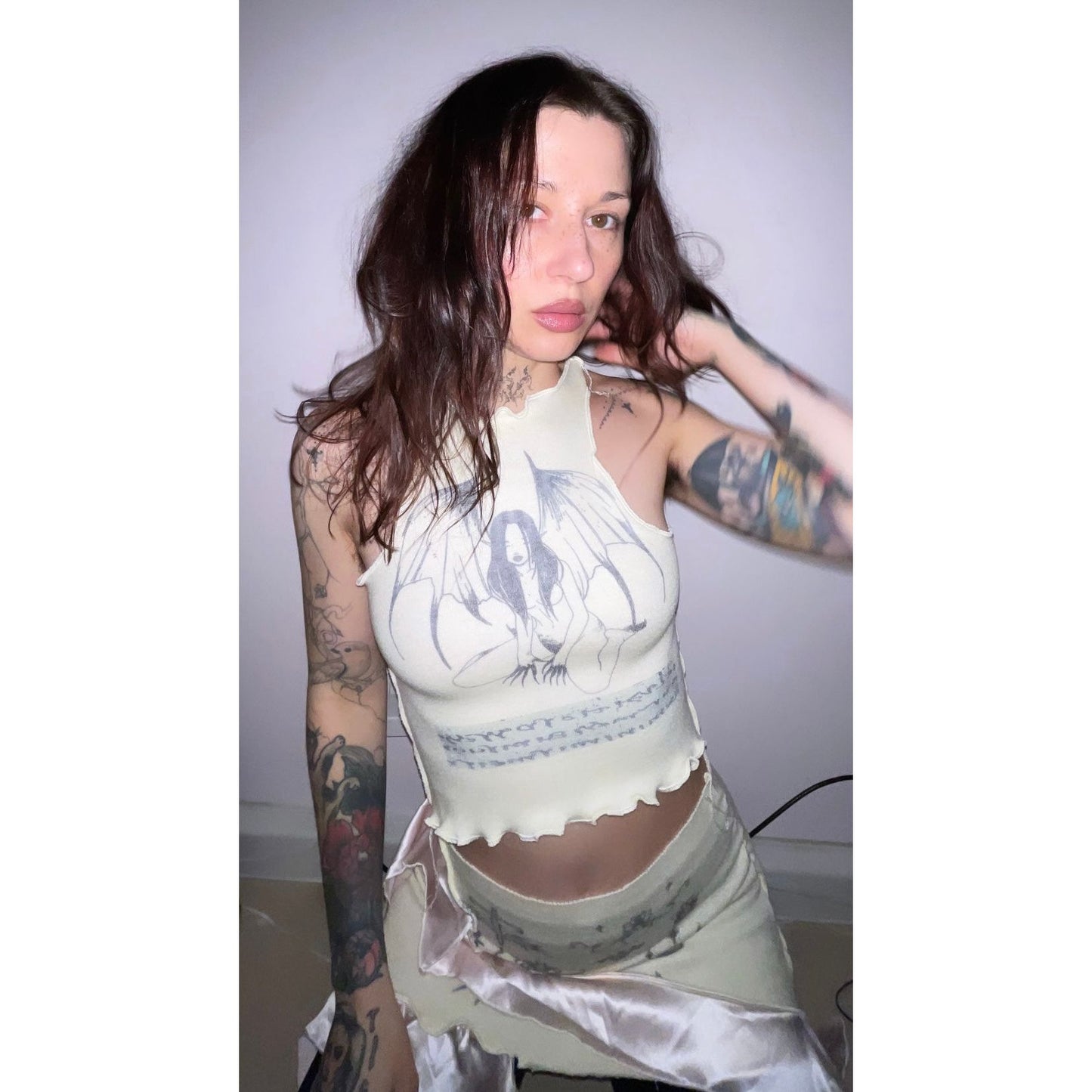 dark fairy knit top