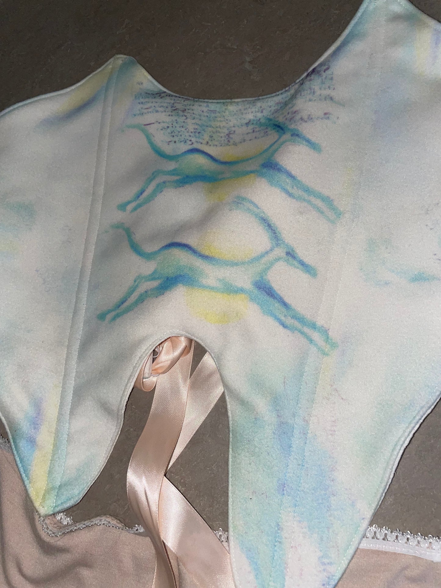 running animal corset top