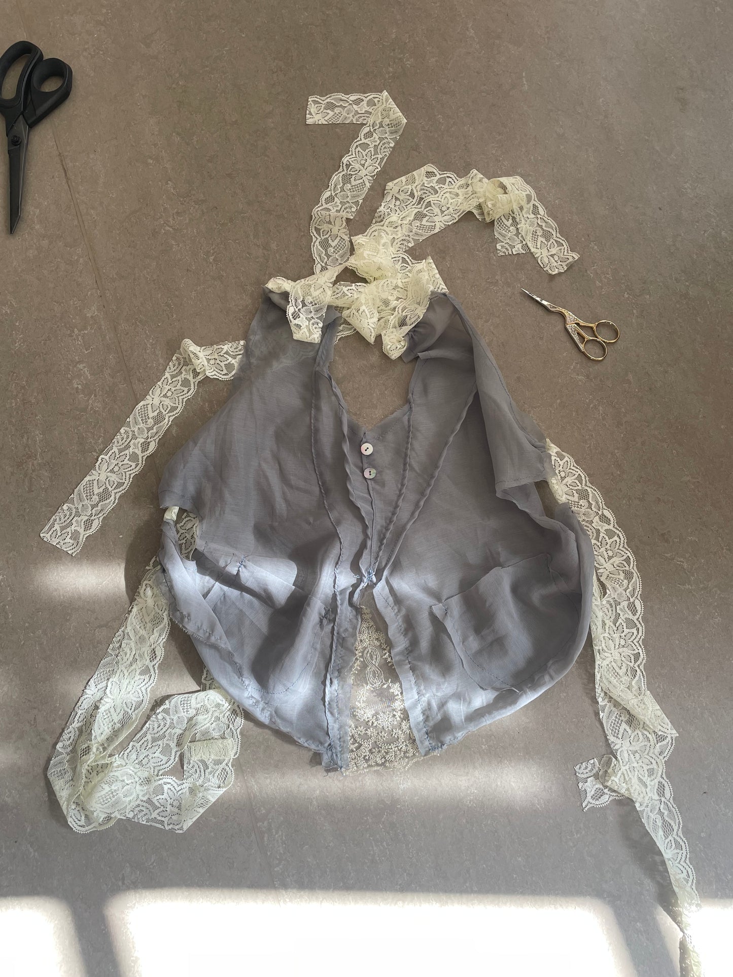 smokey silk top
