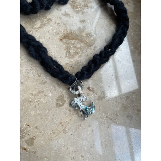 ancient symbol silver necklace