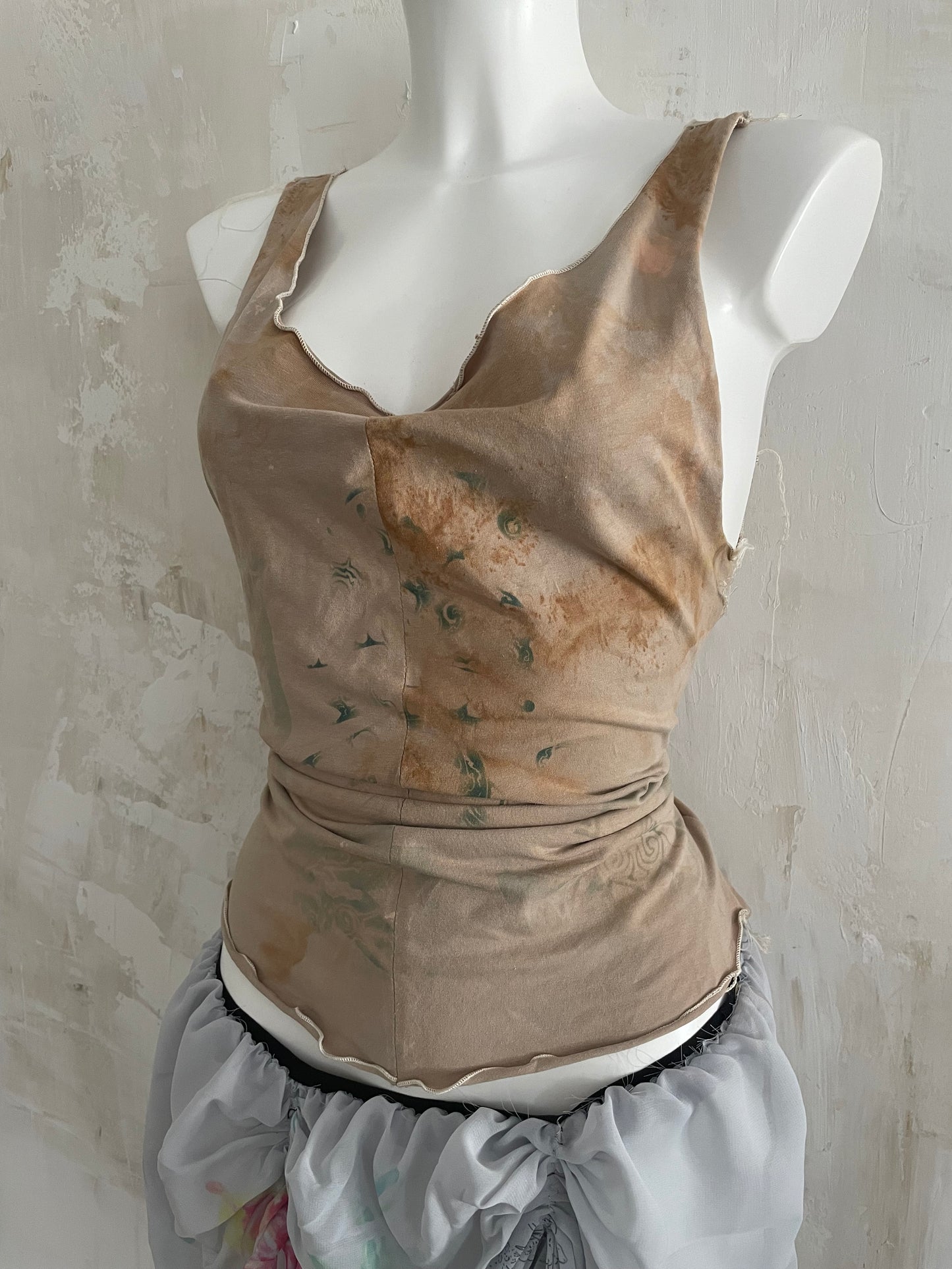 mud top hand-dyed