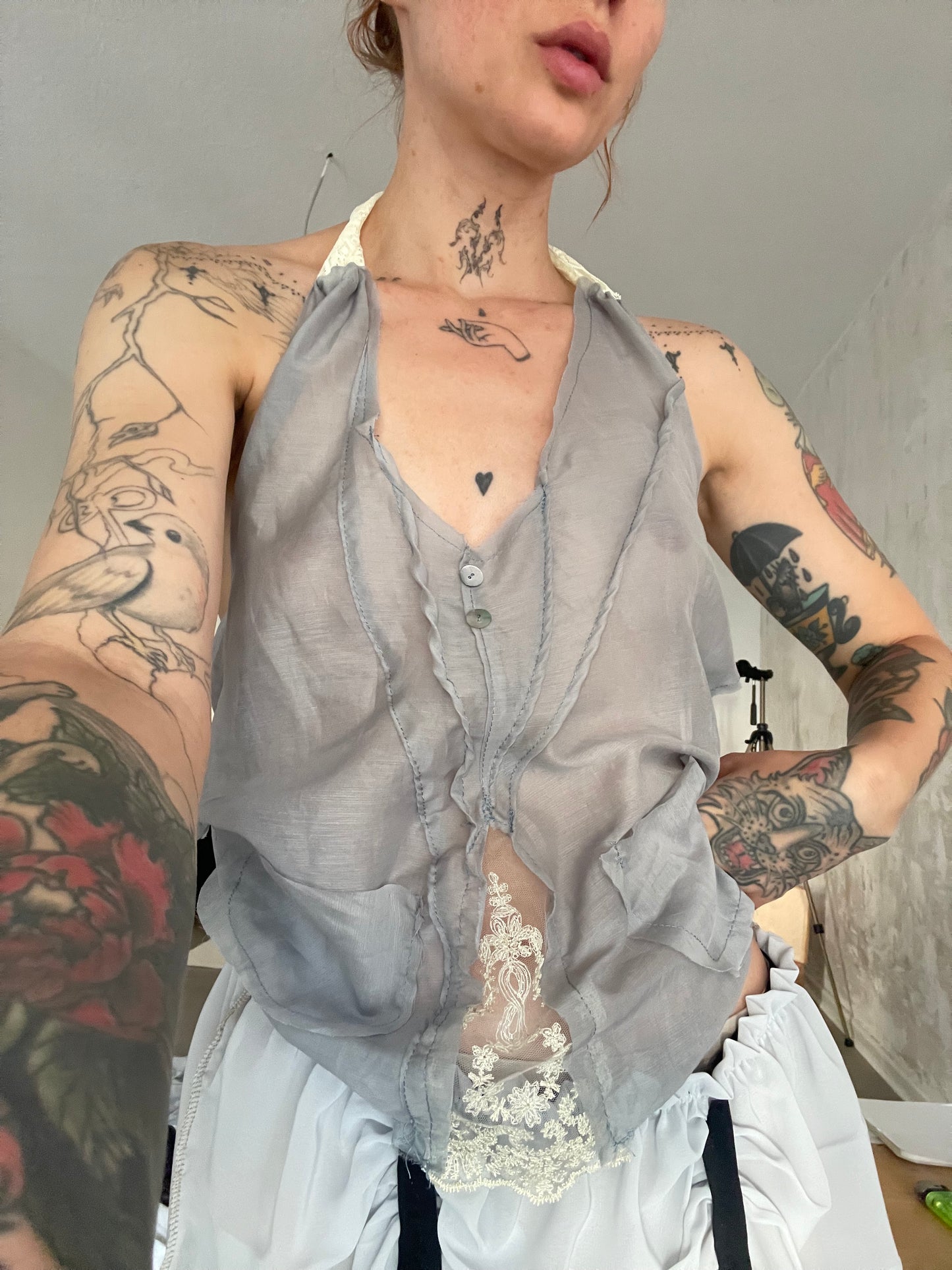 smokey silk top