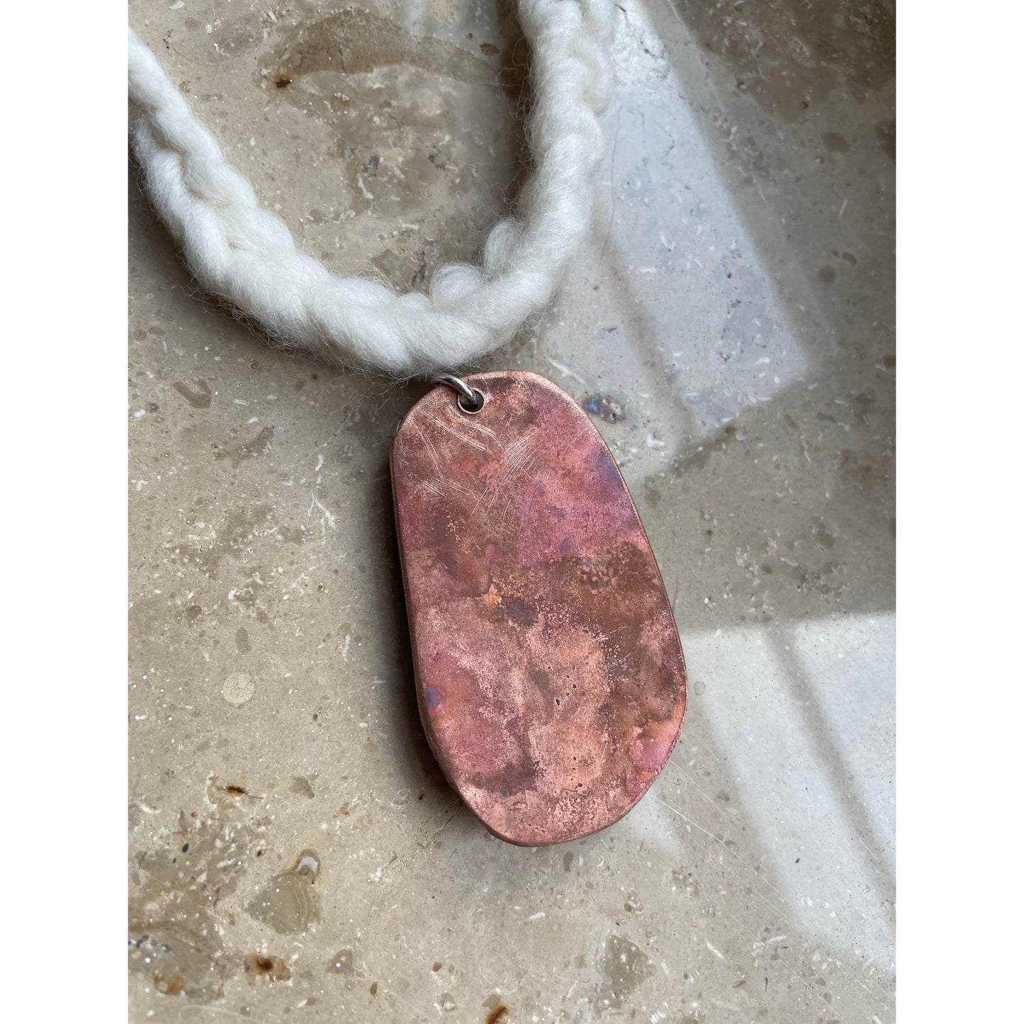 spike copper necklace