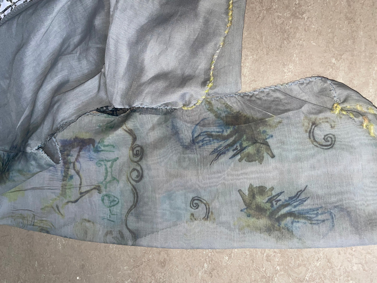 little cloud silk shirt