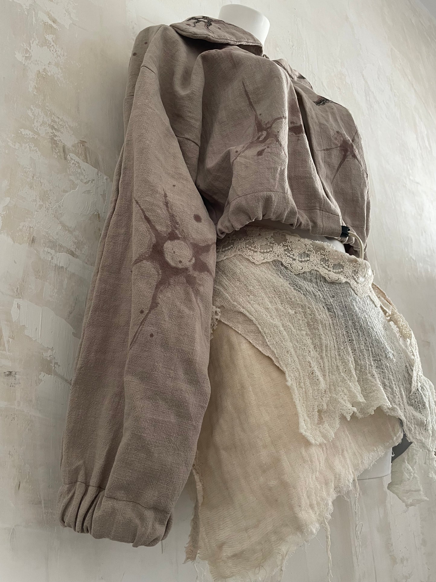 spirit animal linen jacket