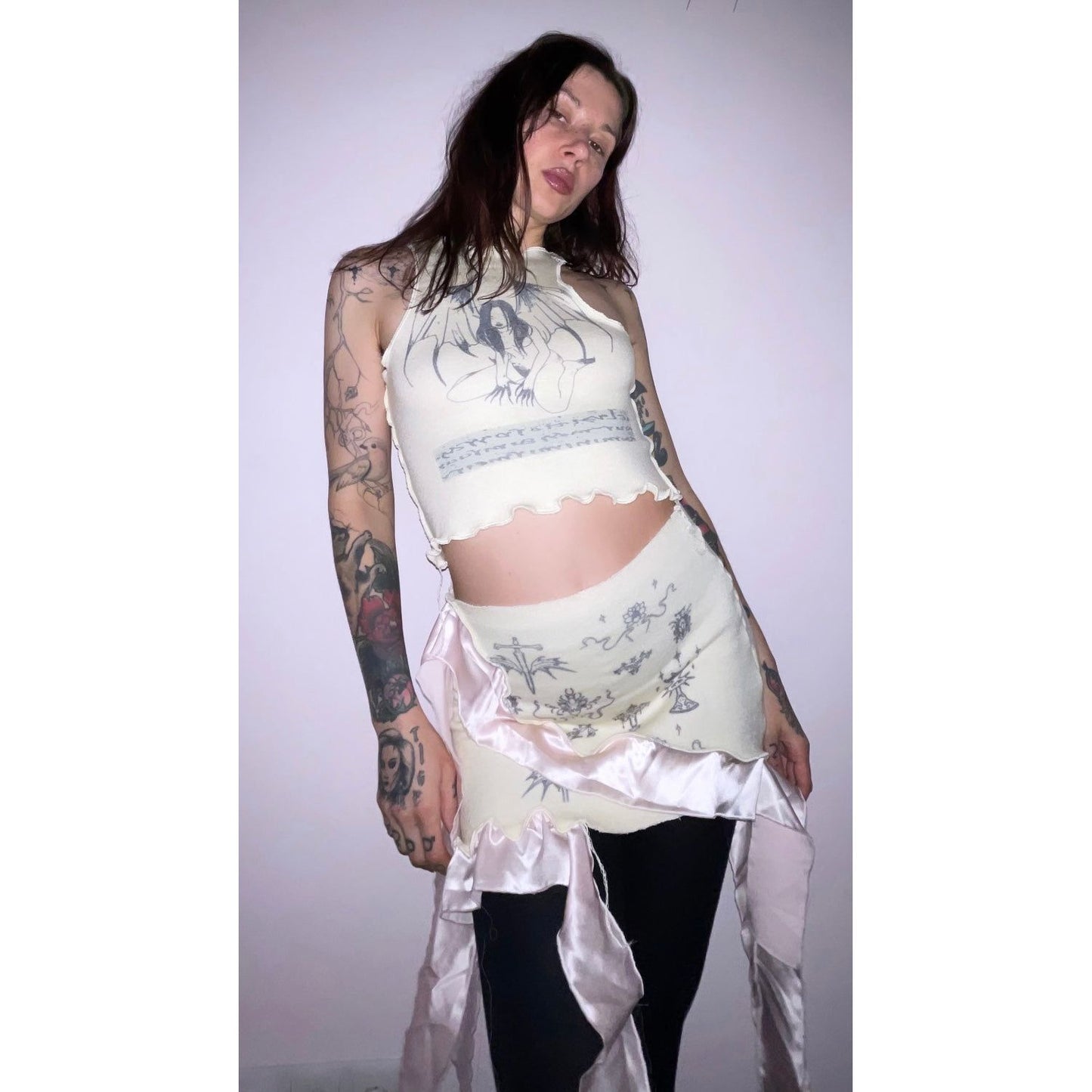 dark fairy knit top