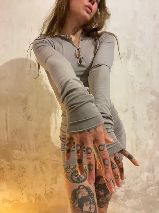 smoke quartz bodysuit