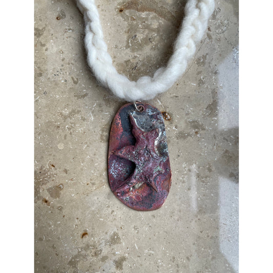 spike copper necklace