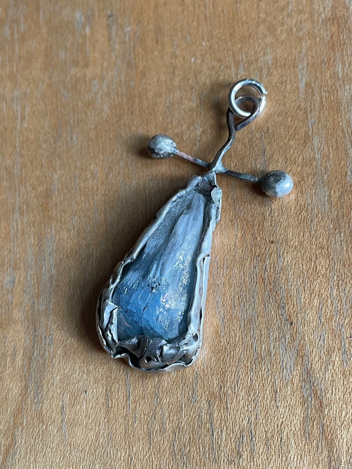 icy springs silver pendant