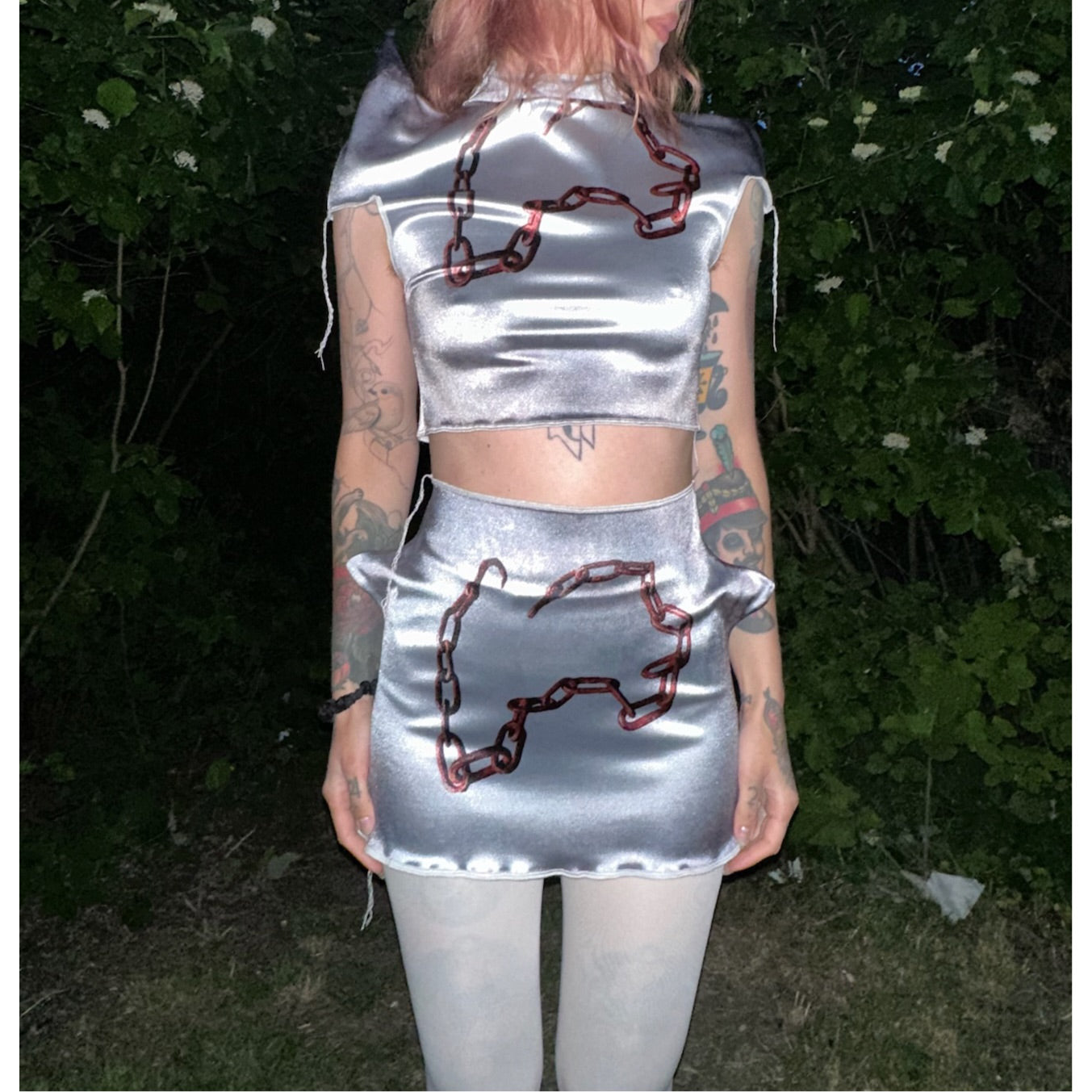spike chains skirt