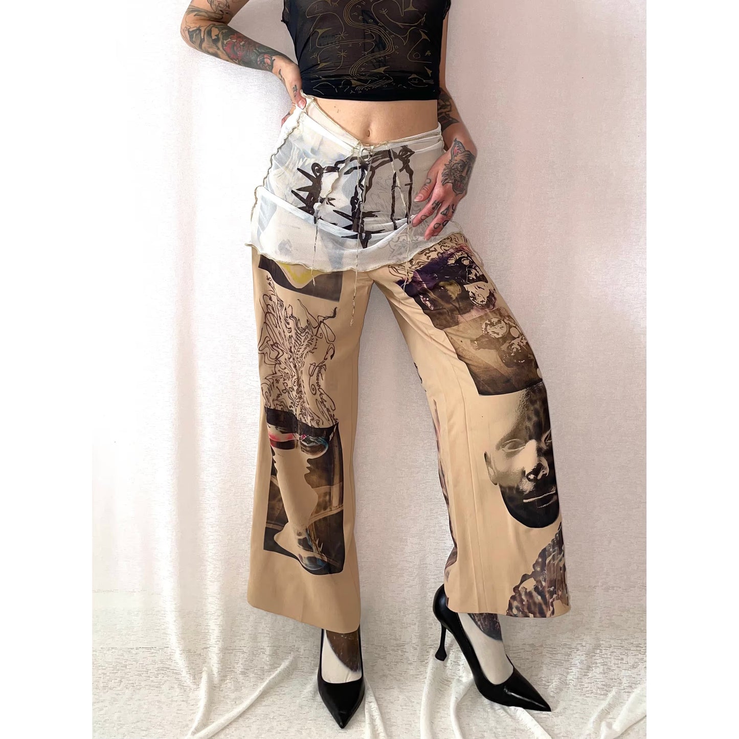 lion pants and skirt set