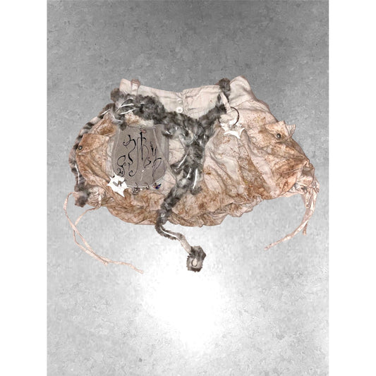 wrinkle balloon skirt