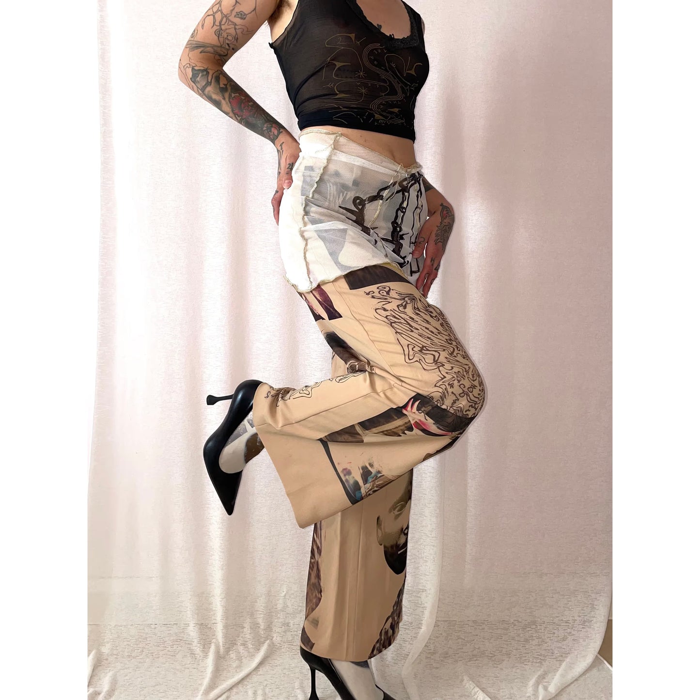 lion pants and skirt set