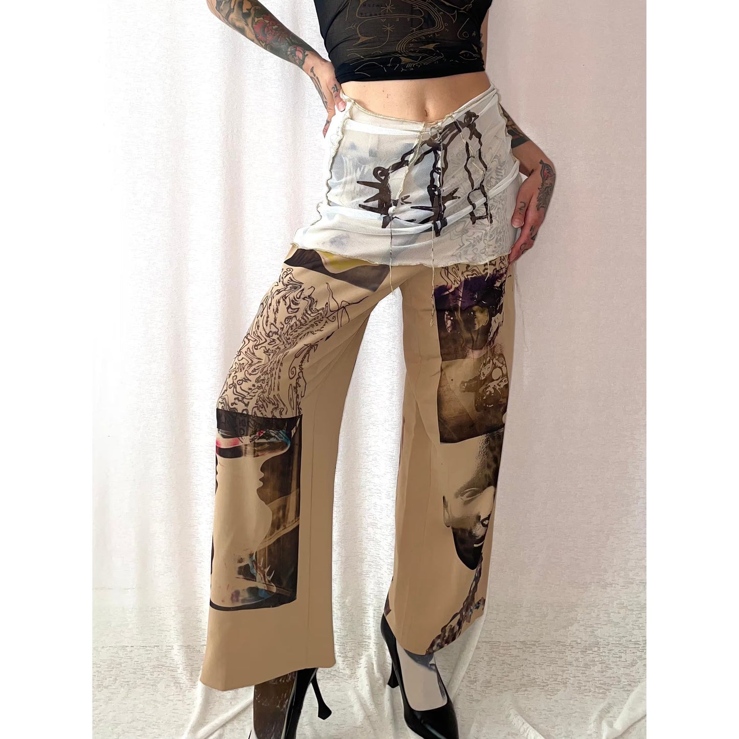 lion pants and skirt set