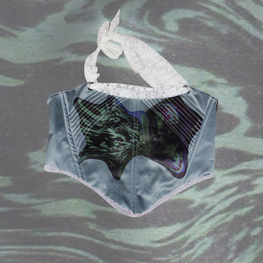 night of swirls corset top