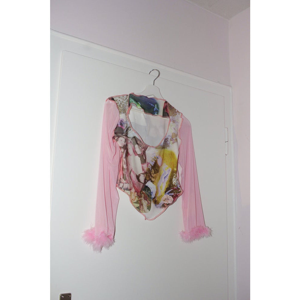 barb patchwork top