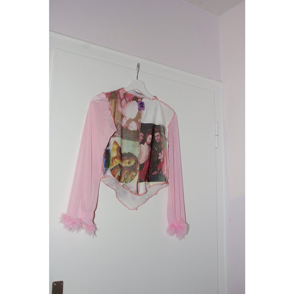 barb patchwork top