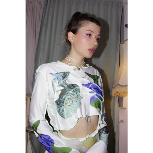 flux resort cropped longsleeve