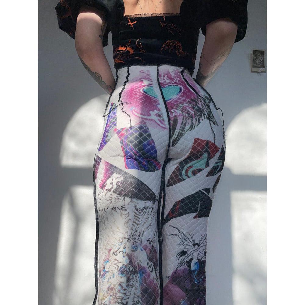 steak quilted pants