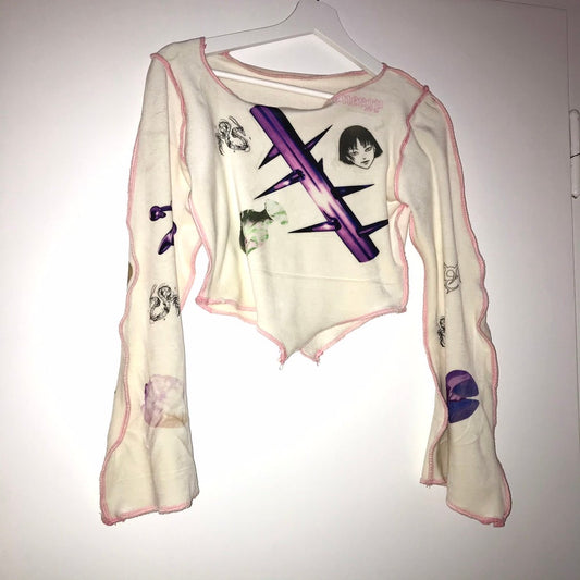 angel altar longsleeve with sim print