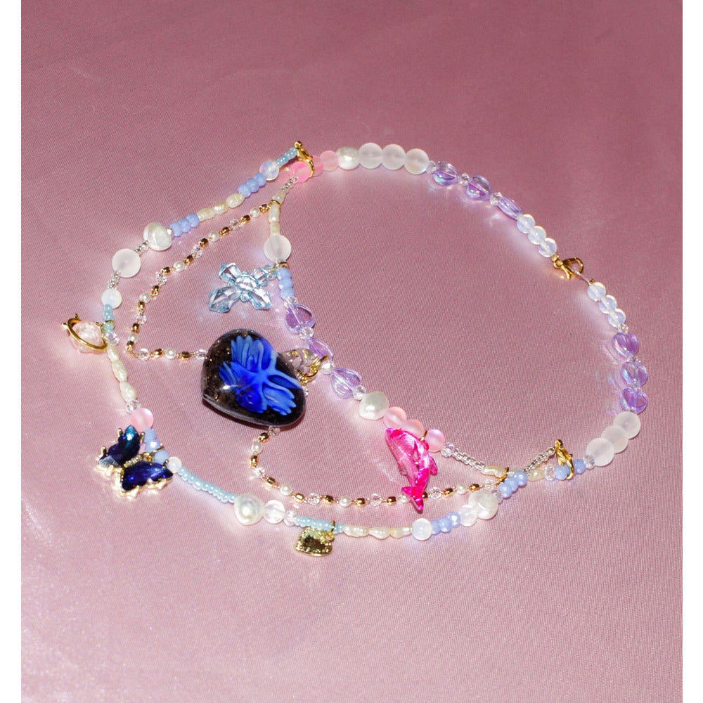 ocean heart murano choker