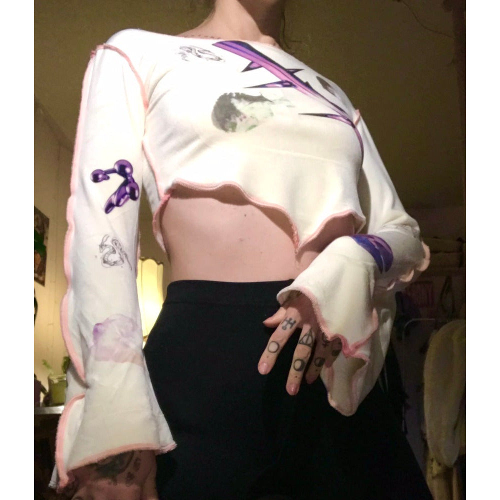 angel altar longsleeve with sim print