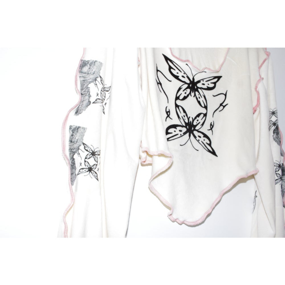butterfly milk longsleeve with cut out