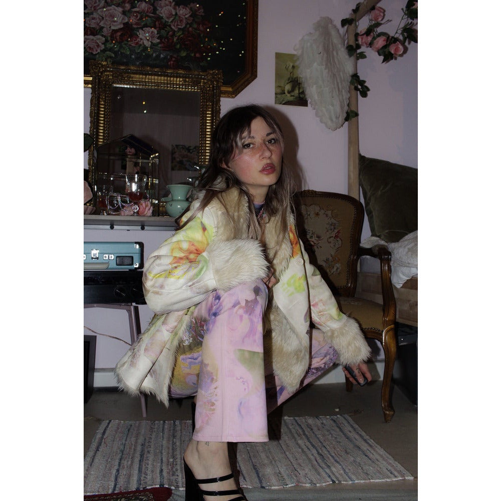 soft haze reworked pink cavalli flares