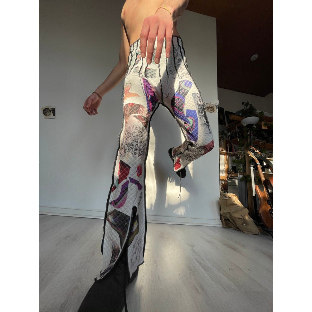 steak quilted pants