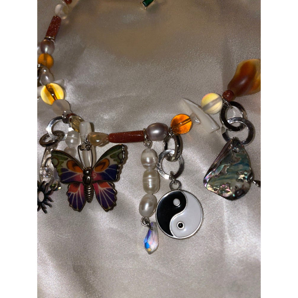 butterfly wings choker