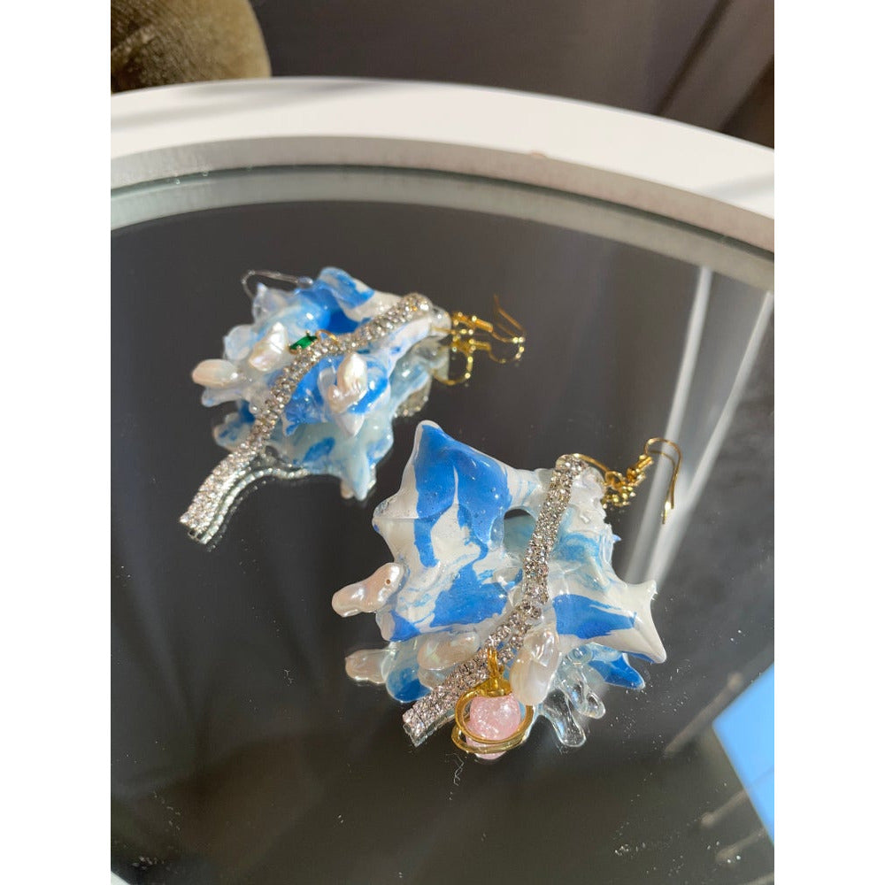cloud formation earrings