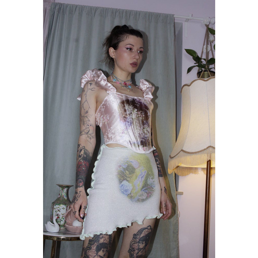 fainted pixie corset top