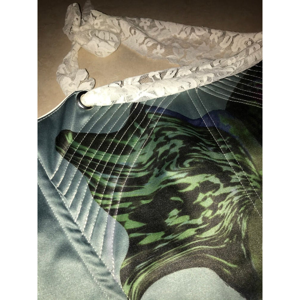 night of swirls corset top