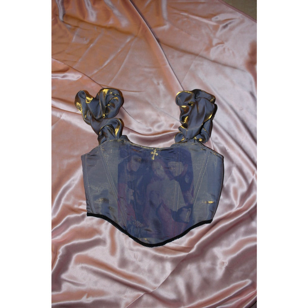deep nebula corset top
