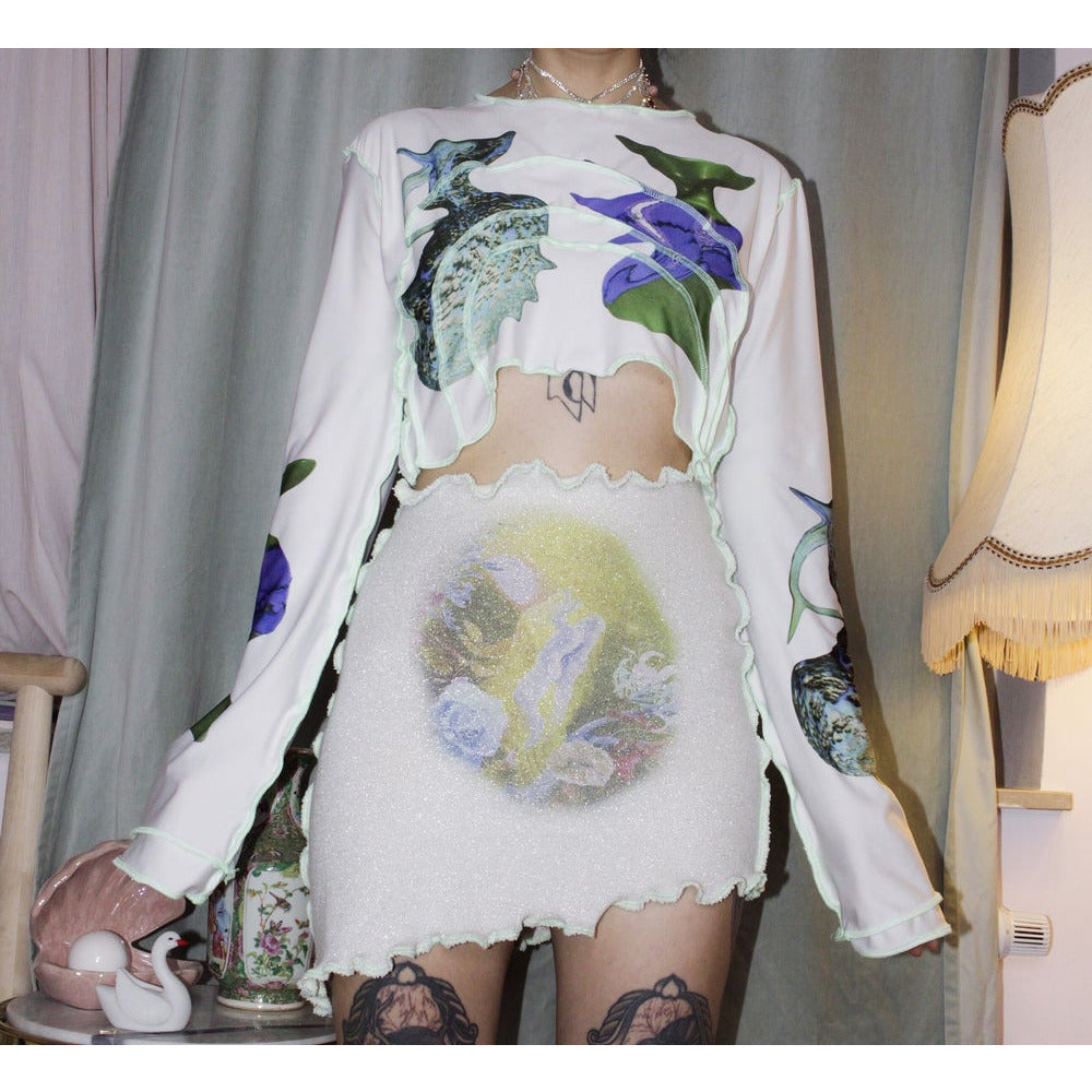 flux resort cropped longsleeve