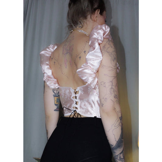 fainted pixie corset top