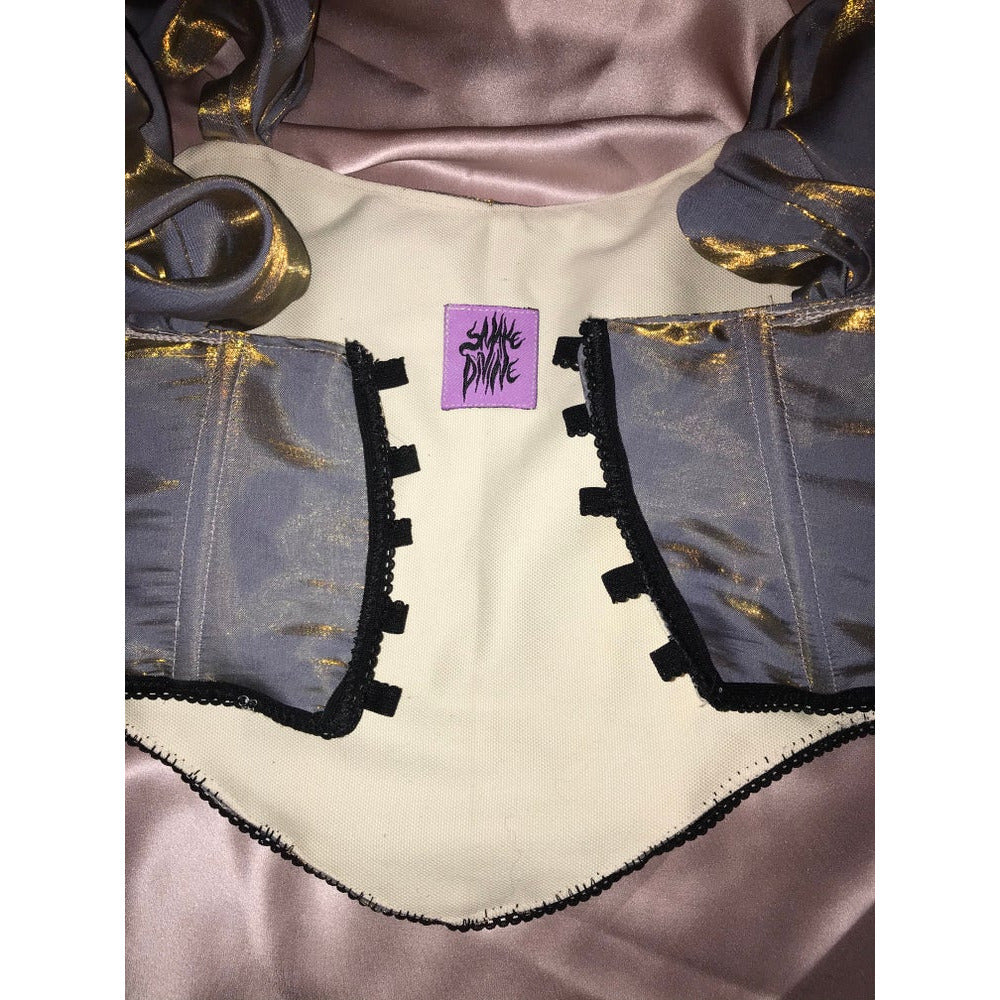 deep nebula corset top