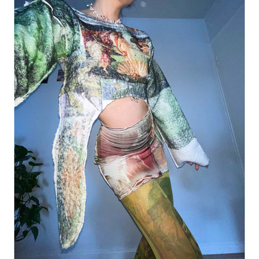 gallery bouclé oversized knit jumper